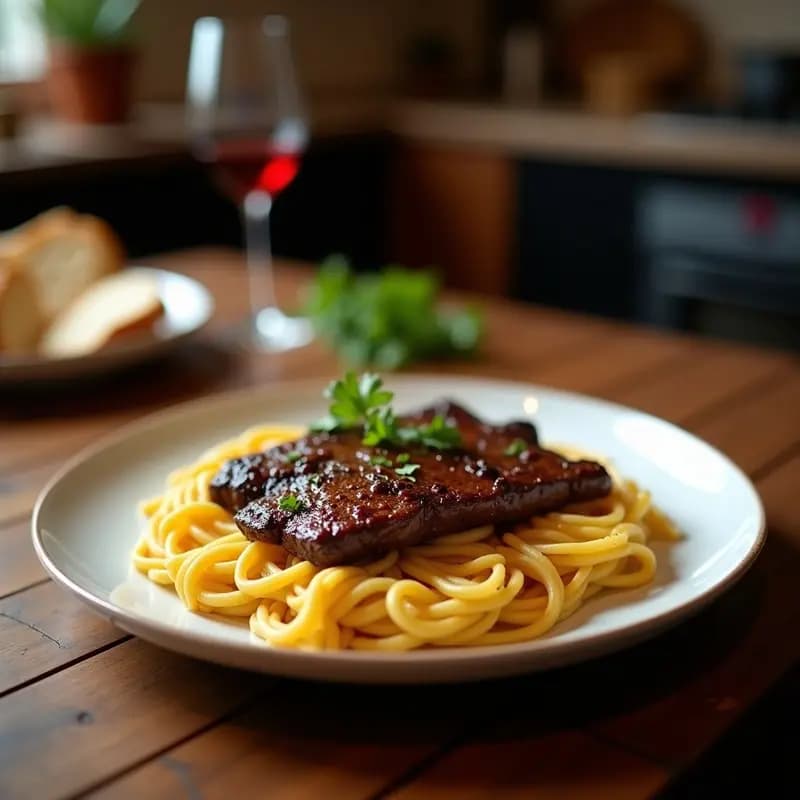 Bistec a la Cubana con Plátano Maduro: Receta Dominicana Rápida y Energética