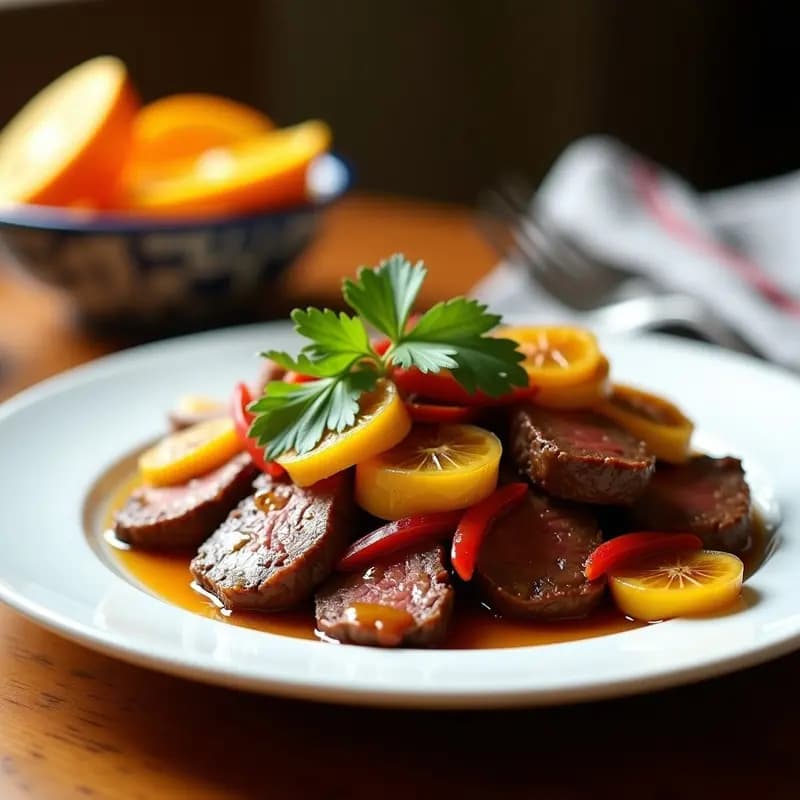 Bistec a la Cubana con Plátanos Maduros: Receta Dominicana en Sartén con Toque Dulce