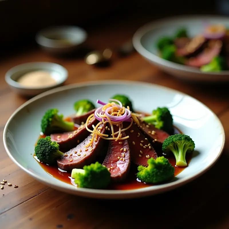 Bistec al Estilo Hong Kong con Salsa de Ostra y Brócoli: Receta China de Wok