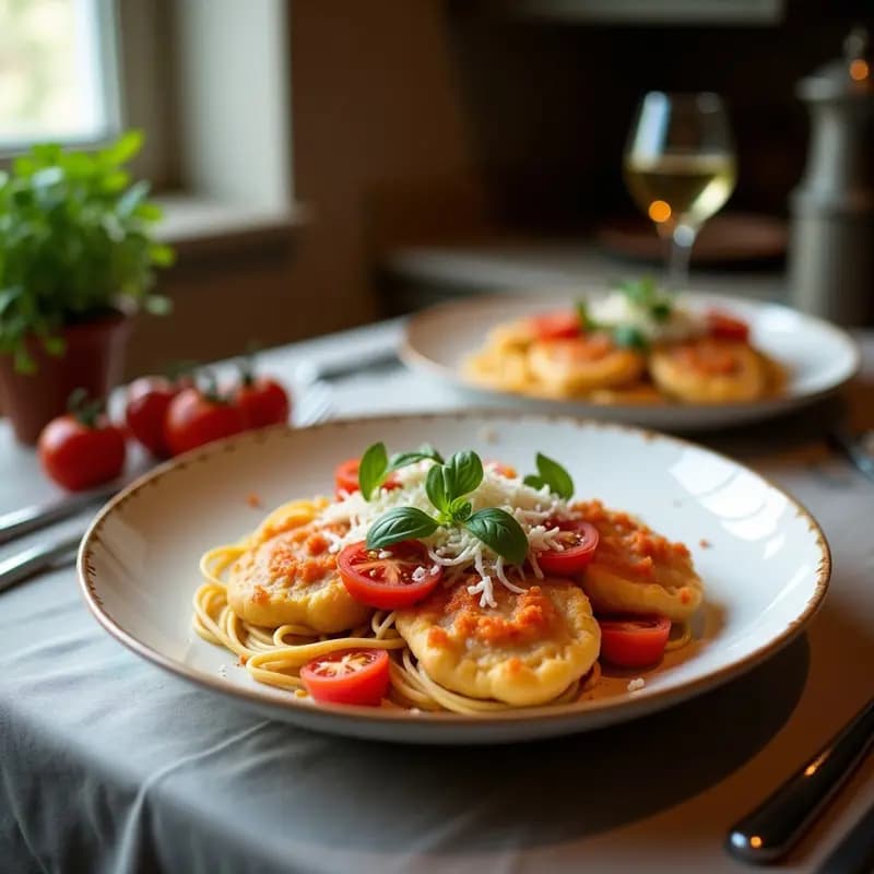 Bitos a la Bracese con Salsa de Tomate Casera y Queso Pecorino: Receta Rumana de Pan Frito