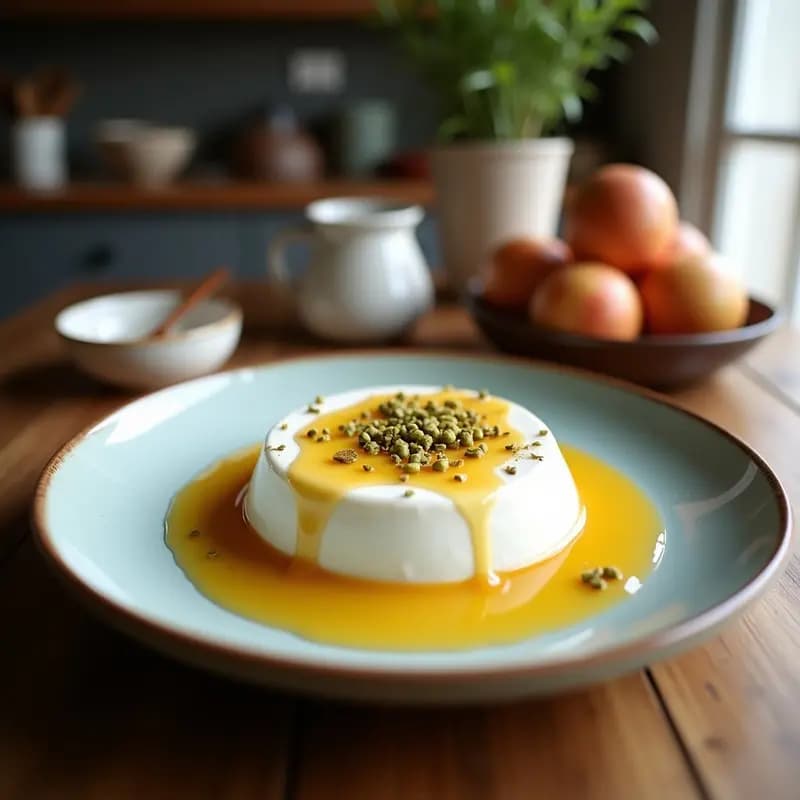 Bittor Kuyruğü: Postre Turco de Yogur y Miel con Pistachos