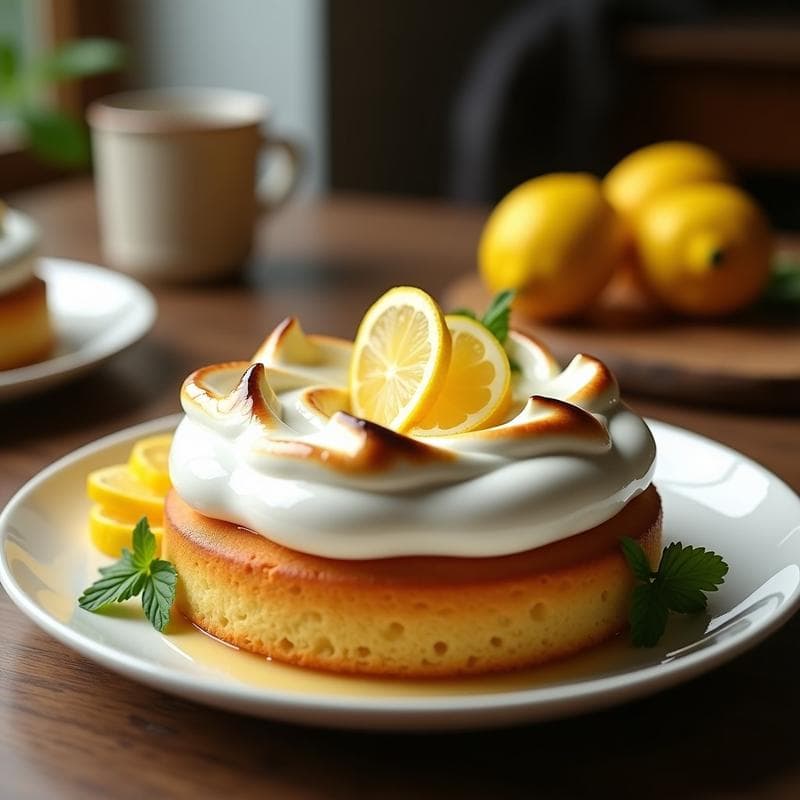 Bizcocho Esponjoso de Limón con Meringue: Receta Fácil y Sin Fallos en 40 Minutos