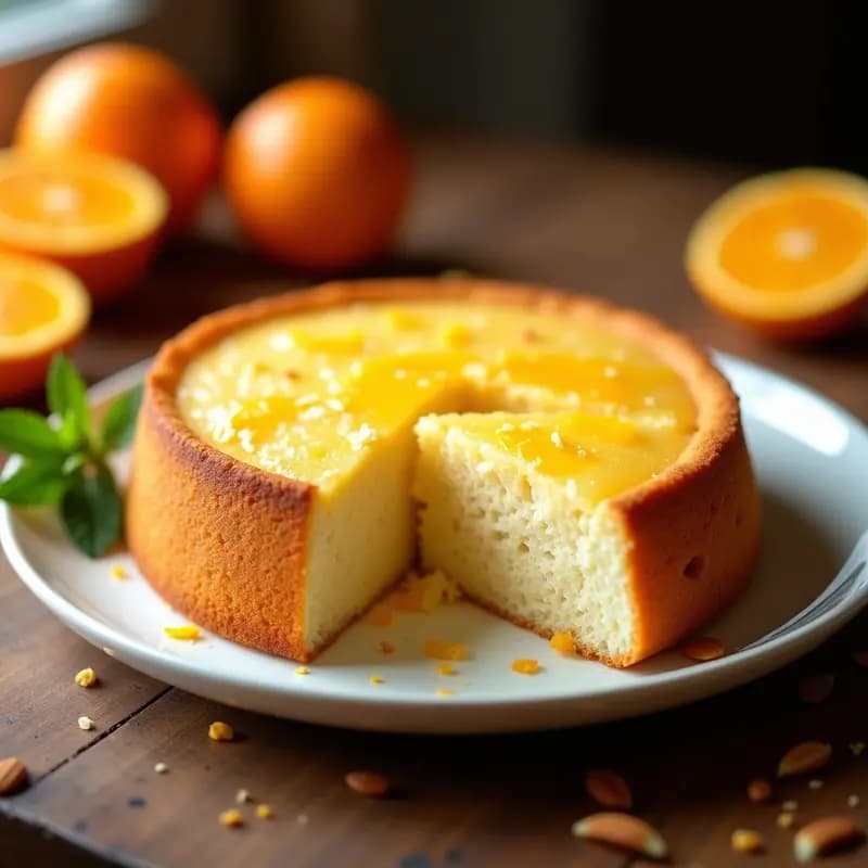 Bizcocho Esponjoso de Naranja Sin Harina: Receta Keto y Sin Azúcar en 30 Minutos