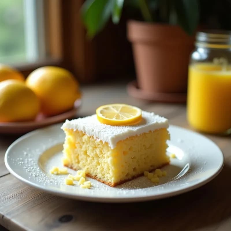Bizcocho de Limón y Coco Vegano: Receta en Microondas en 10 Minutos