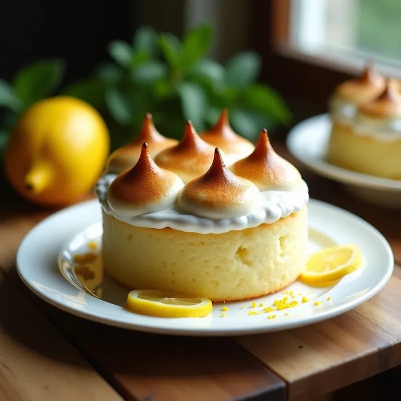 Bizcocho de Limón con Merengue: Receta en Thermomix Sin Horno y Esponjoso