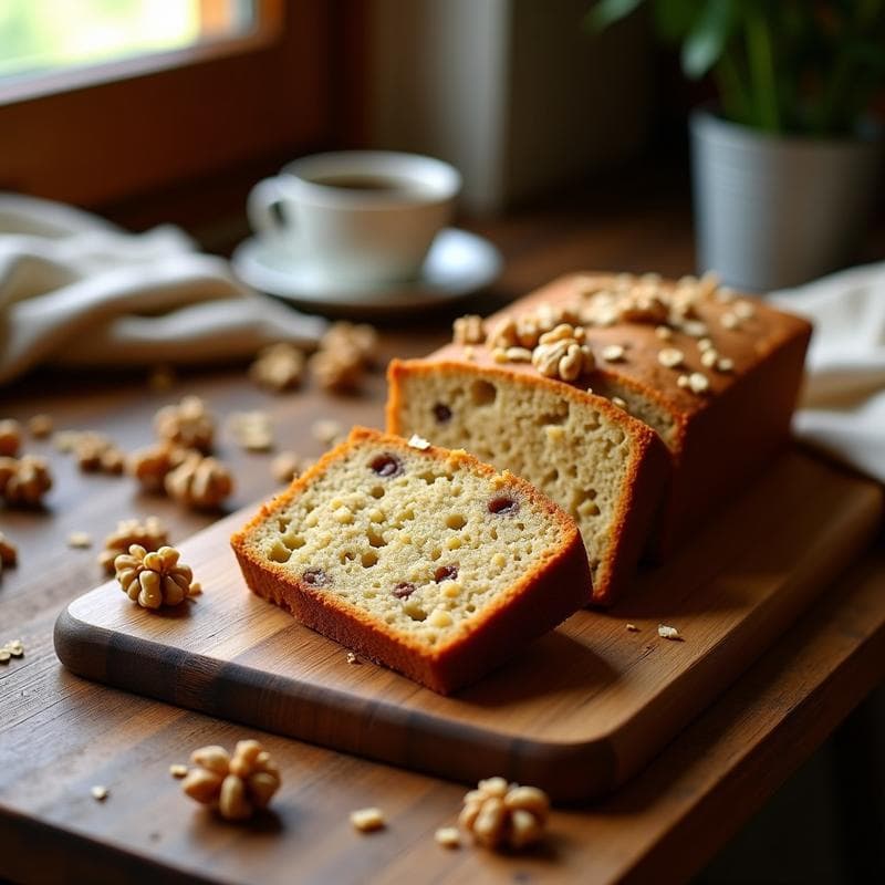 Bizcocho de Plátano y Avena: Receta Sin Harina, Esponjoso y Alto en Fibra