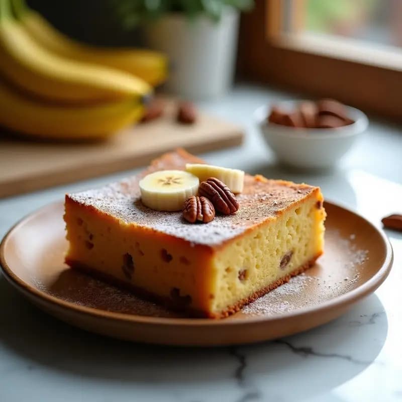 Bizcocho de Plátano Aventado: Receta Sin Harina y Sin Azúcar para Diabéticos