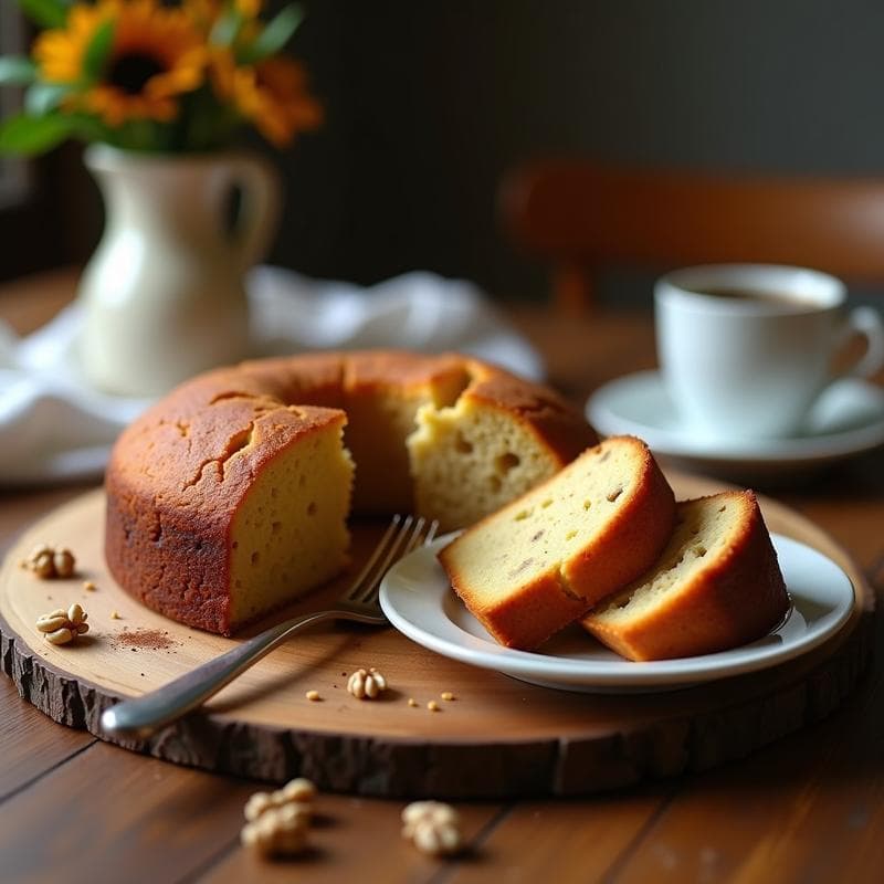 Bizcocho de Plátano y Café: Receta en Airfryer Sin Harina en 20 Minutos