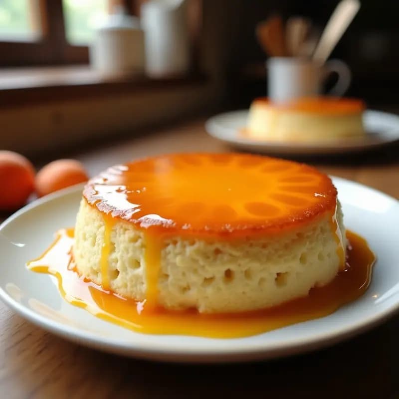 Bizcocho de Yogur con Mermelada de Albaricoque: Postre Esponjoso en 10 Minutos