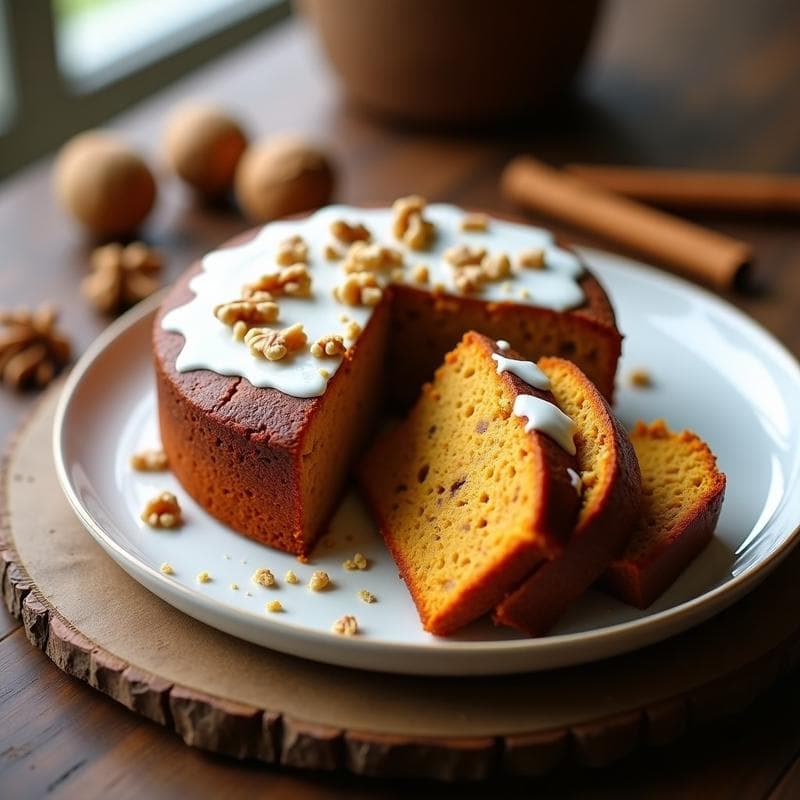 Bizcocho de Zanahoria Proteinado: Receta Sin Harina Alta en Proteínas y Esponjosa