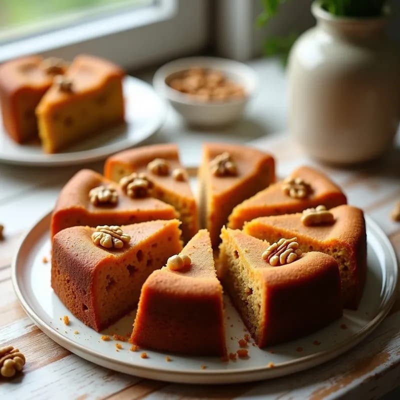 Bizcocho de Zanahoria Proteico: Receta Sin Harina y Alto en Proteína