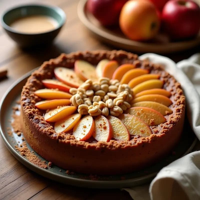 Boberg de Manzana y Canela con Masa de Avena: Postre Sueco sin Azúcar y Vegano