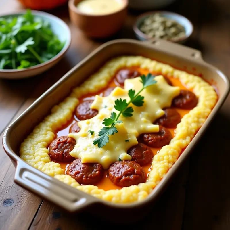 Boberg de Salchicha y Puré de Coliflor: Receta Suprema Sudafricana Keto
