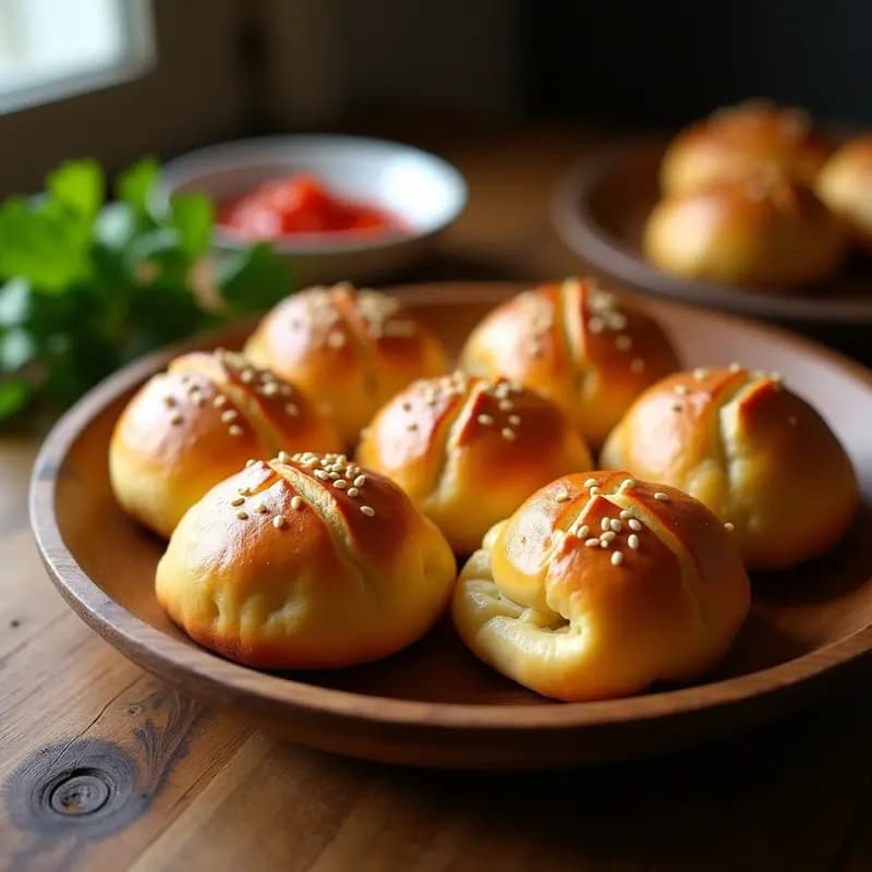 Bоби (Bobi) de Georgia con Queso Sulguni: Panecillos Rellenos en forma de Barco