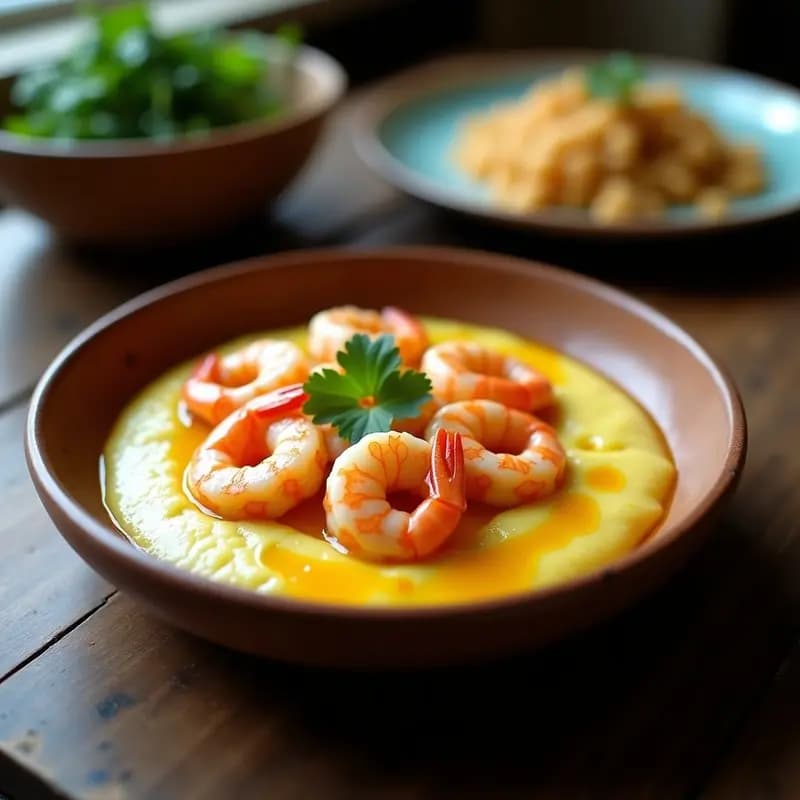 Bobó de Camarão con Puré de Mandioca: Receta Brasileña Cremosa y Sabrosa