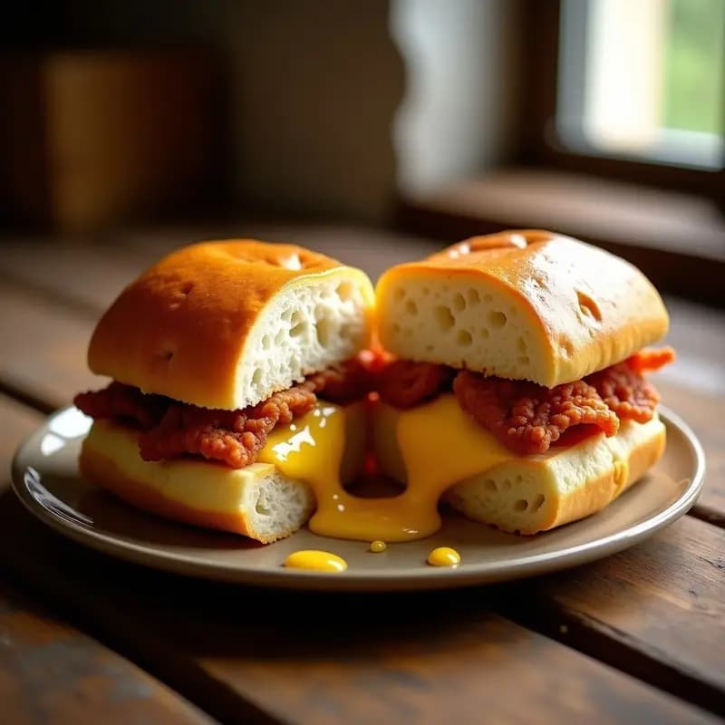 Bocadillo de Queso Fundido y Jamón York Crujiente: Receta Fast Food en 10 Minutos con Truco de Bar