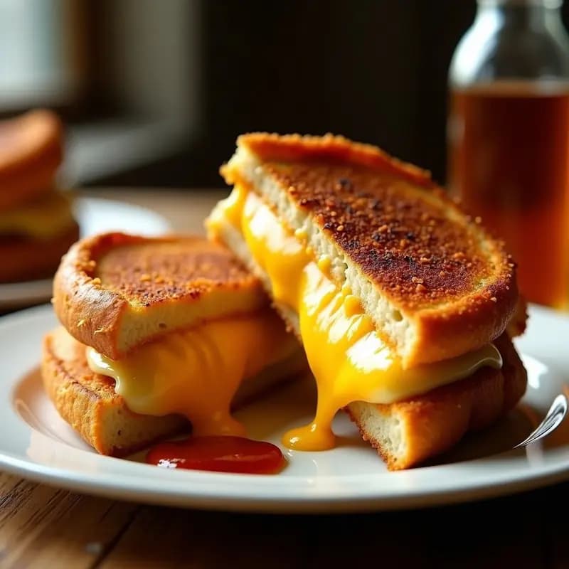 Bocadillo Gigante de 4 Quesos Frito: Receta en Airfryer para un Crujiente Irresistible