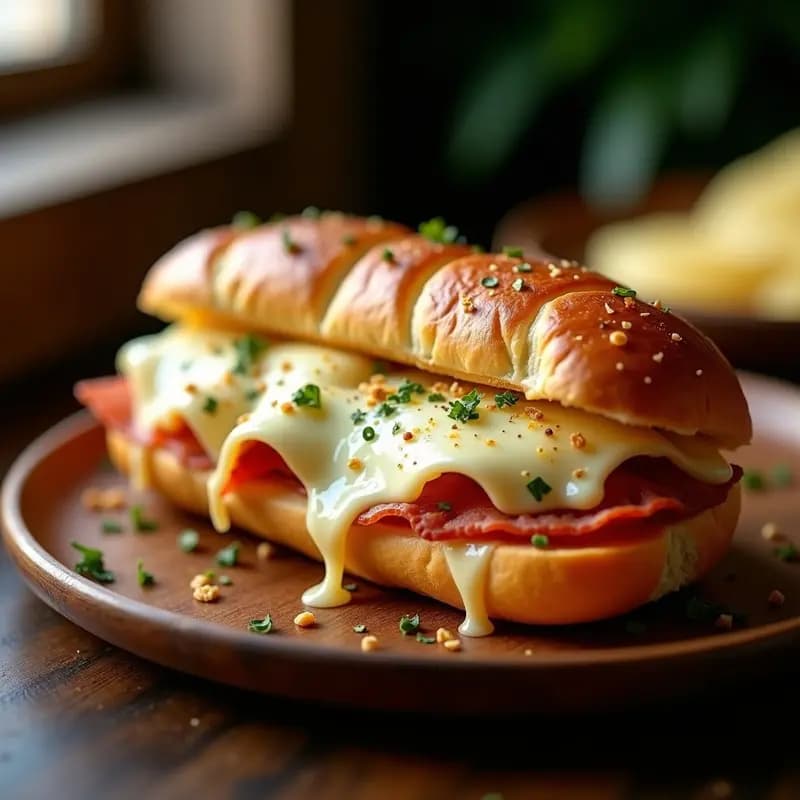 Bocata de Pizza 4 Quesos al Horno: Receta Rápida y Ultra Calórica