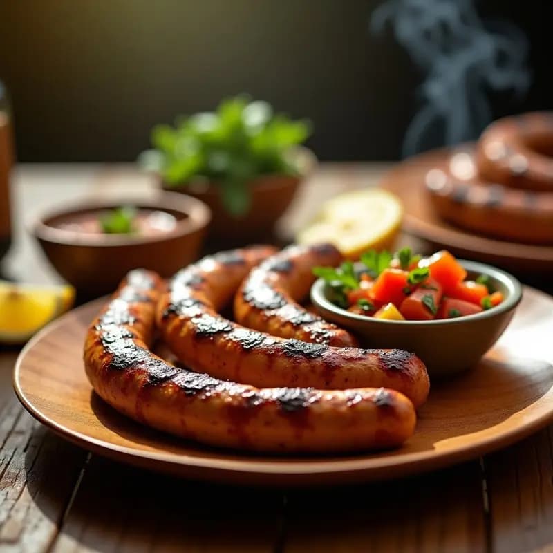 Boerwors Sudafricana de Pollo y Hierbas: Receta en Parrilla Sin Cerdo