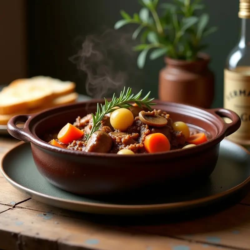 Bœuf Bourguignon de Jackfruit: Receta Francesa Vegana y alta en Fibra