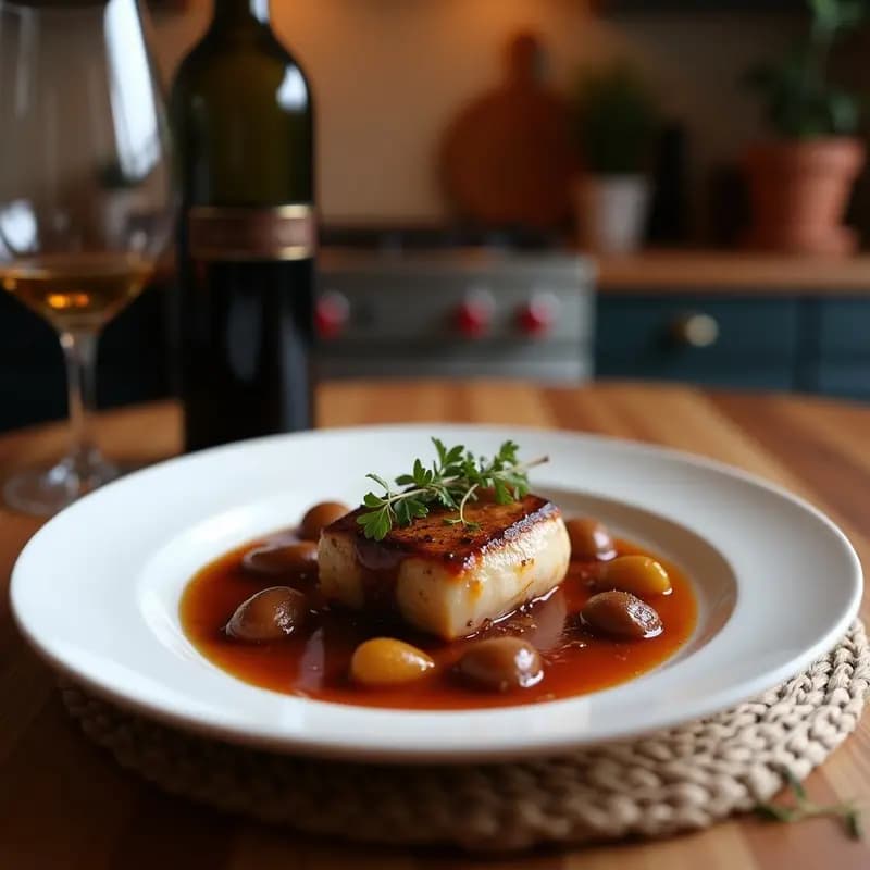 Ch heuron al Vino Tinto con Champiñones: Receta Francesa Gourmet en Olla Lenta