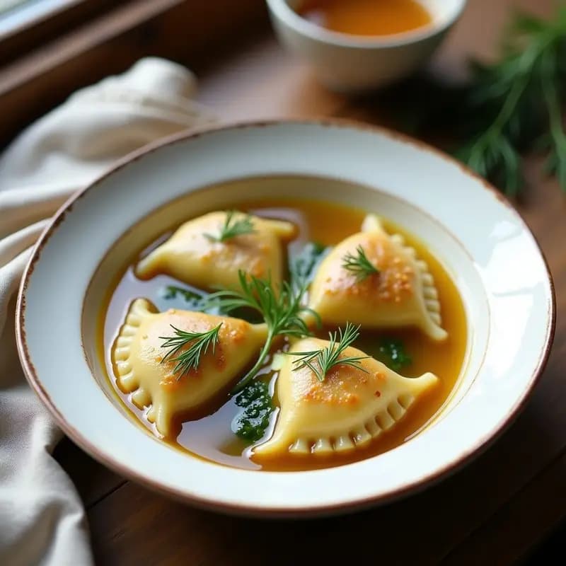 Böhler Maultaschen de Espinacas y Queso de Cabra: Receta Alemana en Olla Lenta