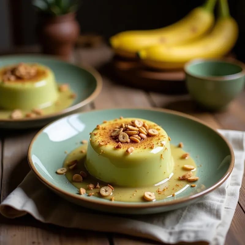 Bohri de Plátano Macho y Caramelo de Coco: Postre Dominicano Sin Gluten y Energético