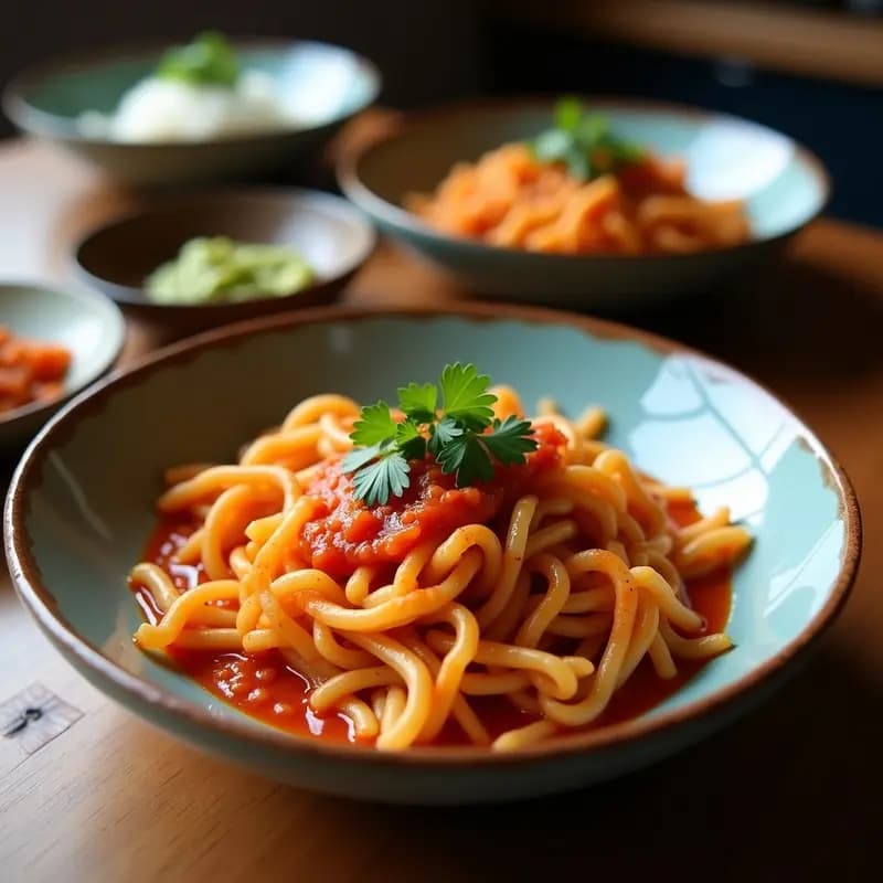 Bokkeumbap Coreano con Kimchi Vegano y Sésamo: Bowl de Arroz Frito en Airfryer