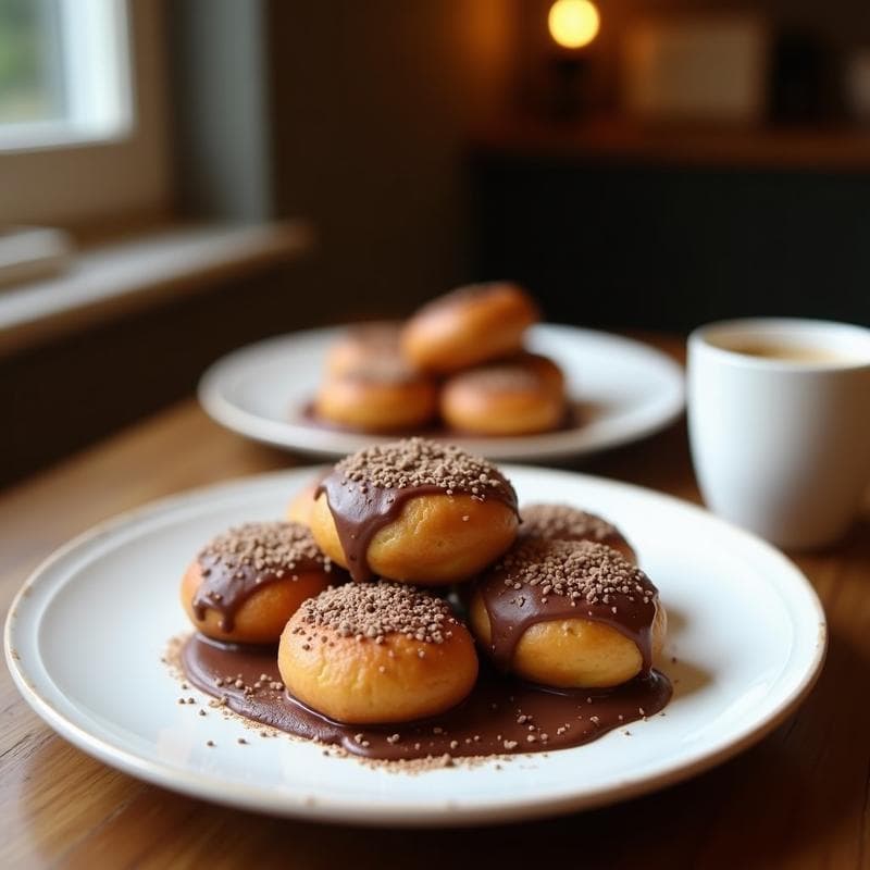 Bolas de Dátiles y Café con Cobertura de Chocolate 100%: Snack Energético Sin Horno
