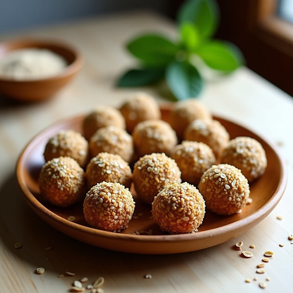 Bolas de Energía de Avena y Polvo de Lucuma: Snack Peruano Sin Horno