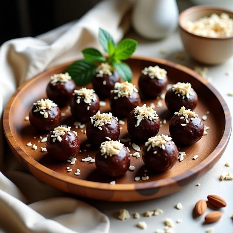 Bolas de Energía de Higiertas y Almendras: Snack Vegano sin Cocción en 5 Minutos