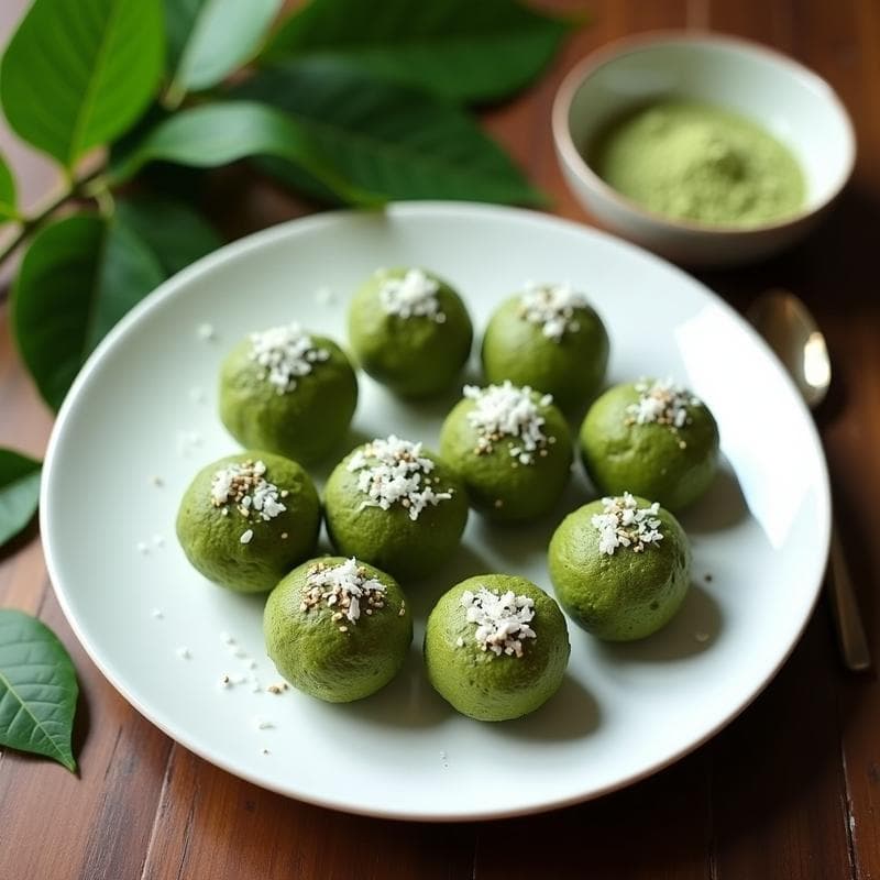 Bolas de Energía de Matcha y Semillas de Chía: Snack Keto y Sin Azúcar