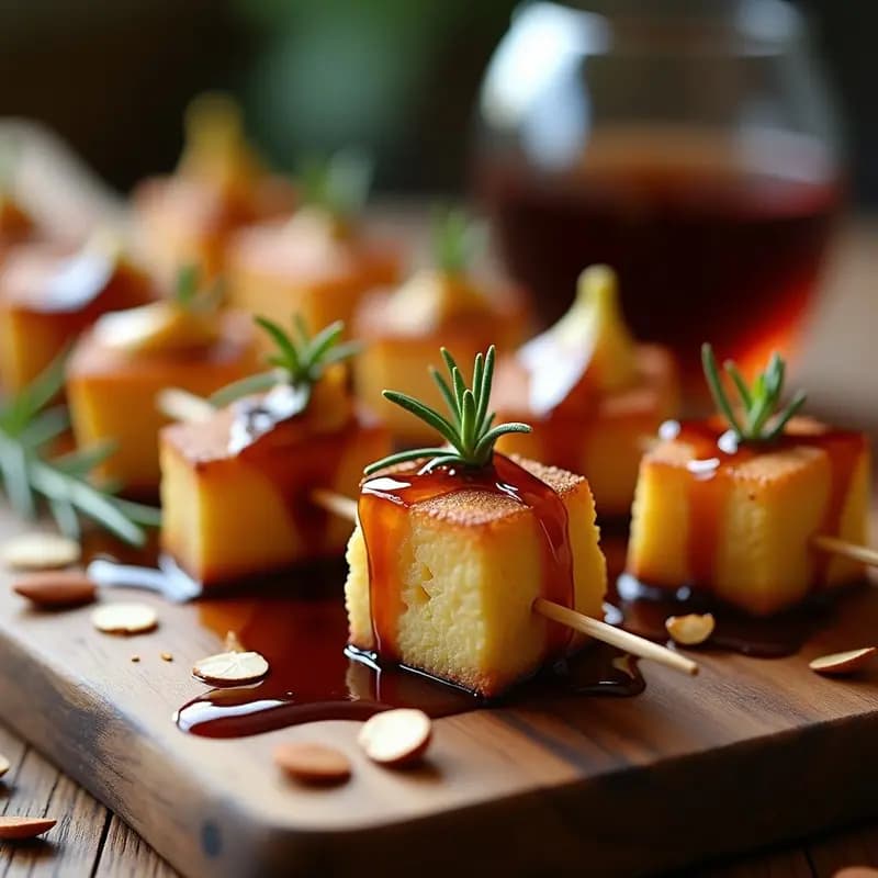 Bolas de Queso Halloumi y Higos en Sirope de Vinagre Balsámico: Aperitivo Chipriota Crujiente