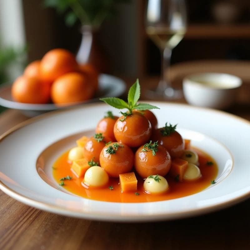 Bolas de Melón Cantalupo y Jamón Serrano: Aperitivo Italiano Fresco y Salado