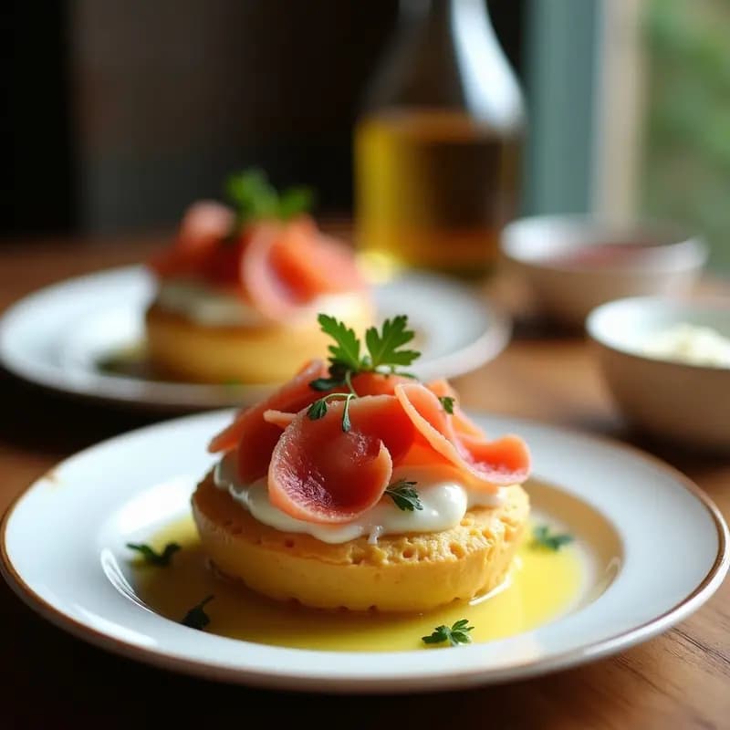 Boleinte de Atún con Piquillos y Brandada de Bacalao: Tapa Vasca Gourmet