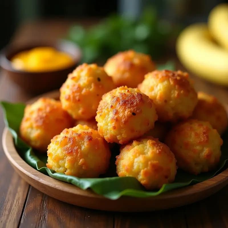 Bolenas de Plátano Maduro y Queso: Aperitivo Dominicano Frito en Airfryer