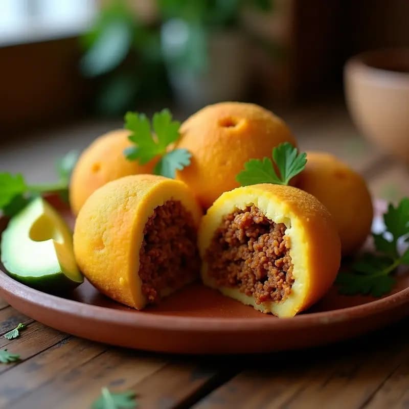 Boli de Yuca Rellena de Carne de Jackfruit: Receta Venezolana Vegana y Sin Gluten