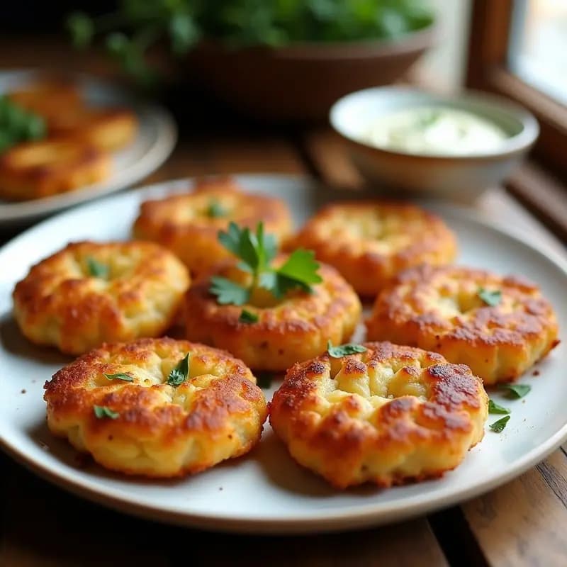Bolinhas de Bacalhau con Patatas y Cebolla: Croquetas Portuguesas Crujientes en Airfryer
