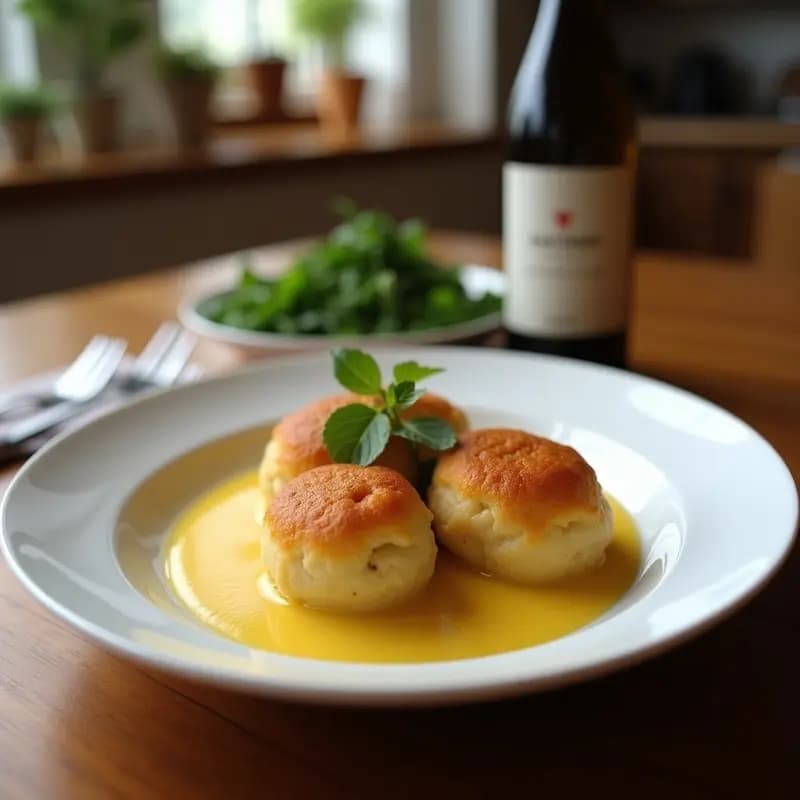 Bolinhas de Bacalhau con Puré de Coliflor: Receta Brasileña Keto