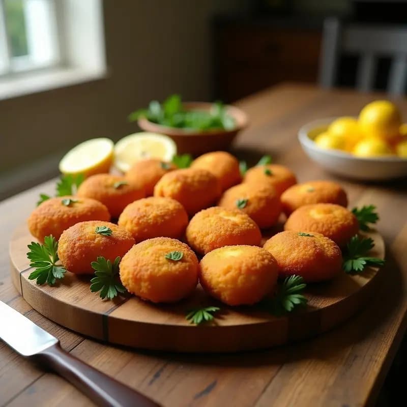 Bolinhas de Estudo (Albóndigas de Bacalao y Papa): Entrante Portugués Tradicional en Airfryer