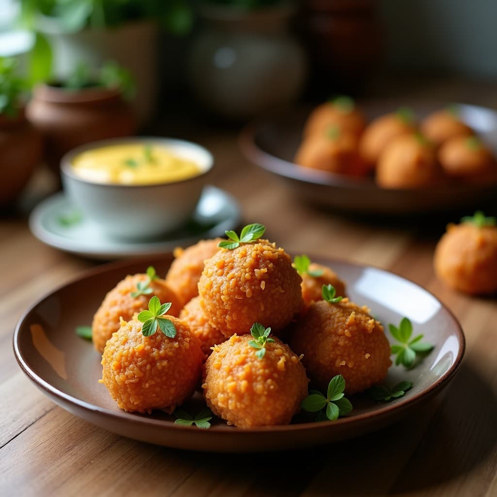 Bolinhas de Feijão com Farofa de Coco: Receta Brasilera Vegana en 20 Minutos