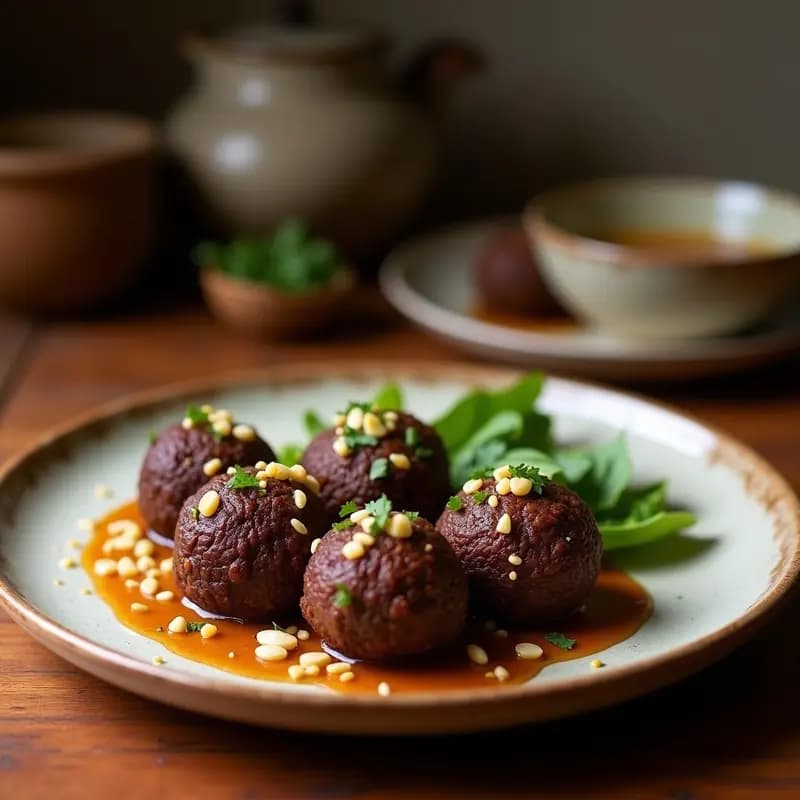 Bolinhas de Feijão Preto e Farofa de Coco: Aperitivo Brasileño Vegano y Crujiente en Airfryer