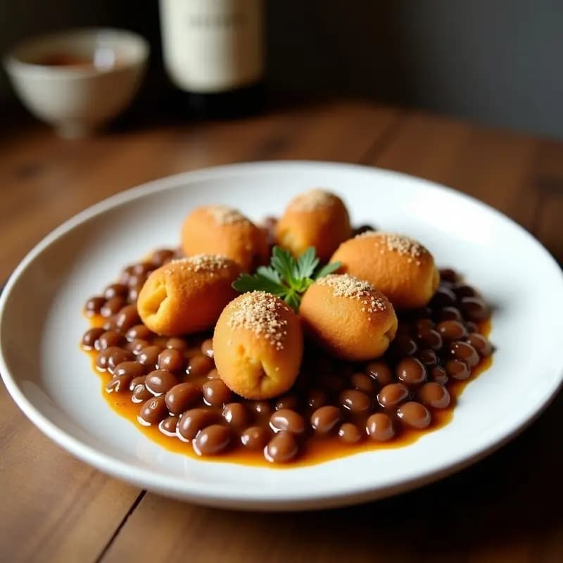 Bolinhas de Feijoada: Albóndigas Brasileñas de Frijoles Negros y Harina de Yuca en Airfryer