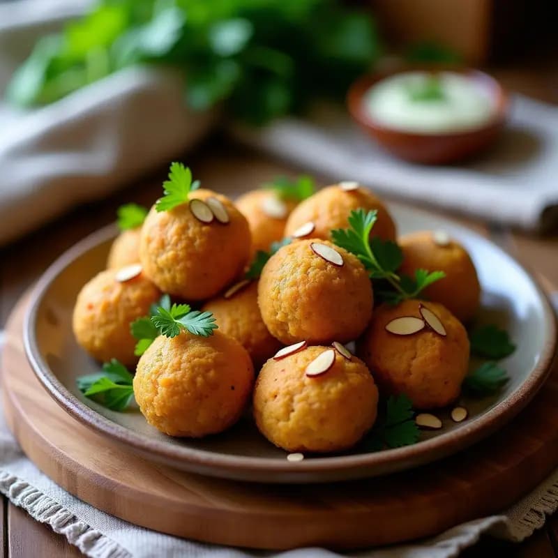 Bolinhas de Feijoada con Harina de Plátano: Aperitivo Brasileño Vegano y Sin Gluten