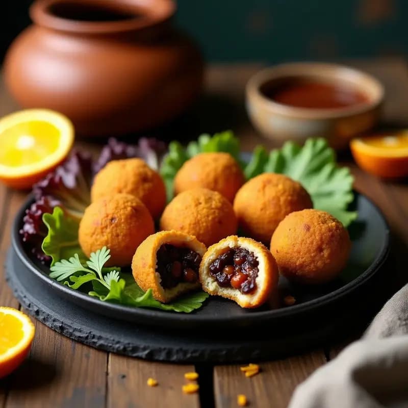 Bolinhas deStudy de Feijoada com Jaca: Receta Brasileña Vegana en Olla Lenta
