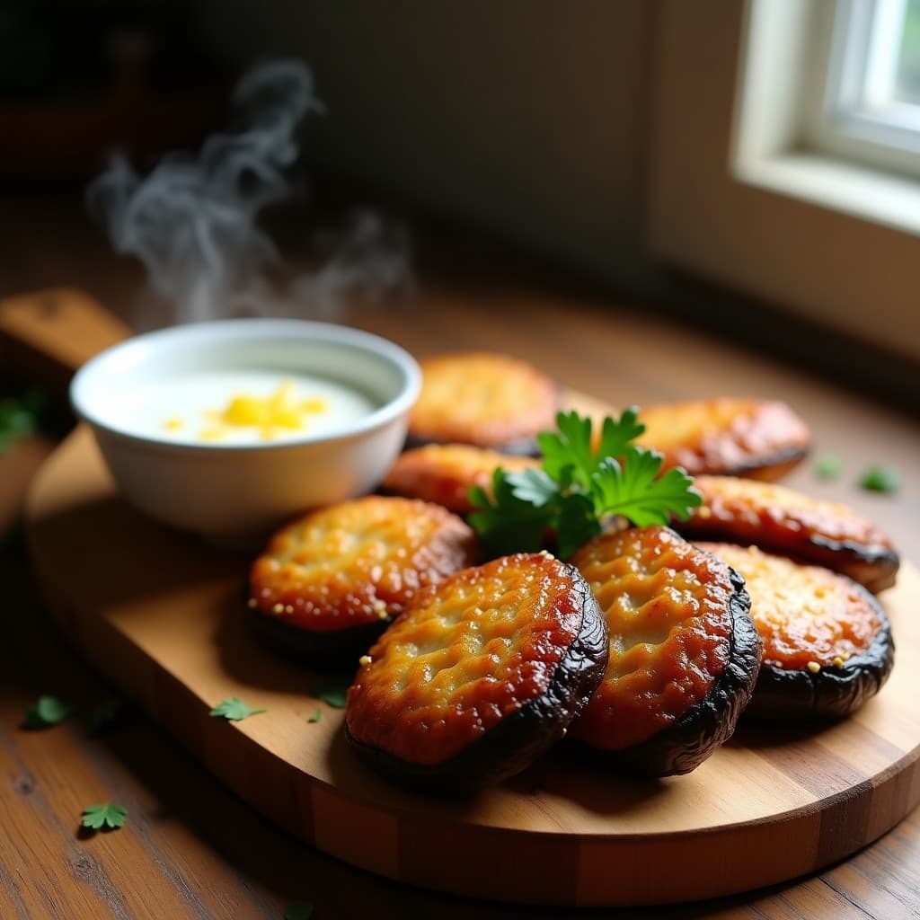 Bolinhas de Feijoada Vegana: Receta Brasileña con Hongos y Berenjena en Airfryer