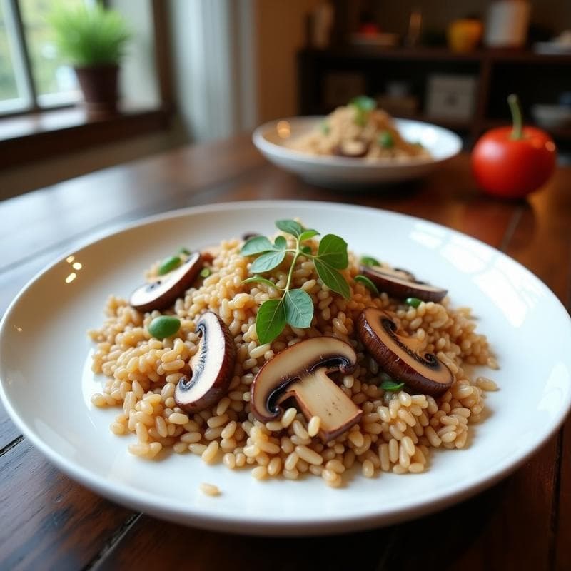 Bolitas de Arroz Salvaje y Champiñones con Salsa de Soja y Jengibre: Aperitivo Japonés en Airfryer