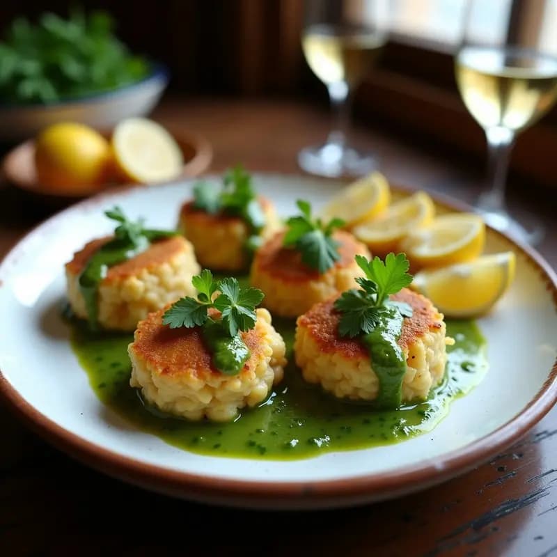 Bolitas de Bacalao en Salsa Verde: Tapa Tradicional Vasca en 15 Minutos