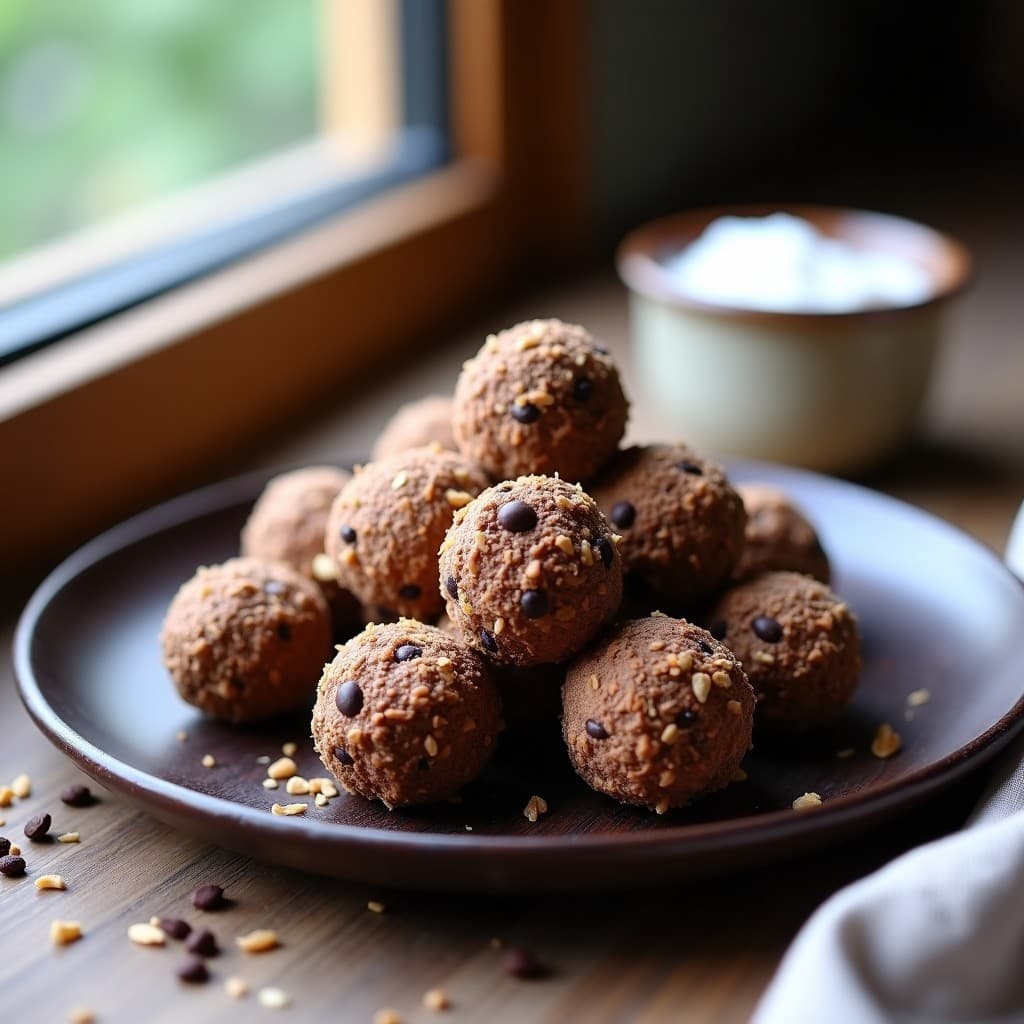 Bolitas de Energía de Cacao y Semillas de Sacha Inchi: Snack Keto y Antioxidante en 5 Minutos