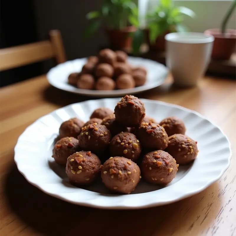 Bolitas de Cacaó y Semillas de Hemp: Snack Energético Sin Azúcar y Alta en Omega-3